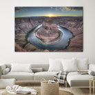 Horeshoe Bend along the Colorado River by Nick Jackson on GIANT ART - brown landscape