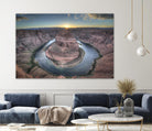 Horeshoe Bend along the Colorado River by Nick Jackson on GIANT ART - brown landscape