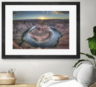 Horeshoe Bend along the Colorado River by Nick Jackson on GIANT ART - brown landscape