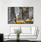 No rest in New York by Nick Jackson on GIANT ART - grey city scene