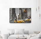 No rest in New York by Nick Jackson on GIANT ART - grey city scene