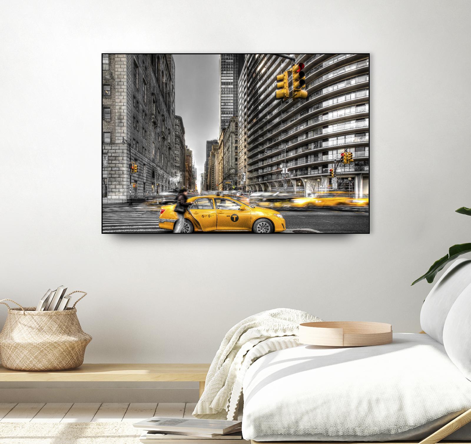 No rest in New York by Nick Jackson on GIANT ART - grey city scene