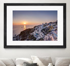 Sailing into the sunset, Oia, Greece by Nick Jackson on GIANT ART - blue landscape