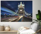 Tower Bridge traffic by Nick Jackson on GIANT ART - green city scene