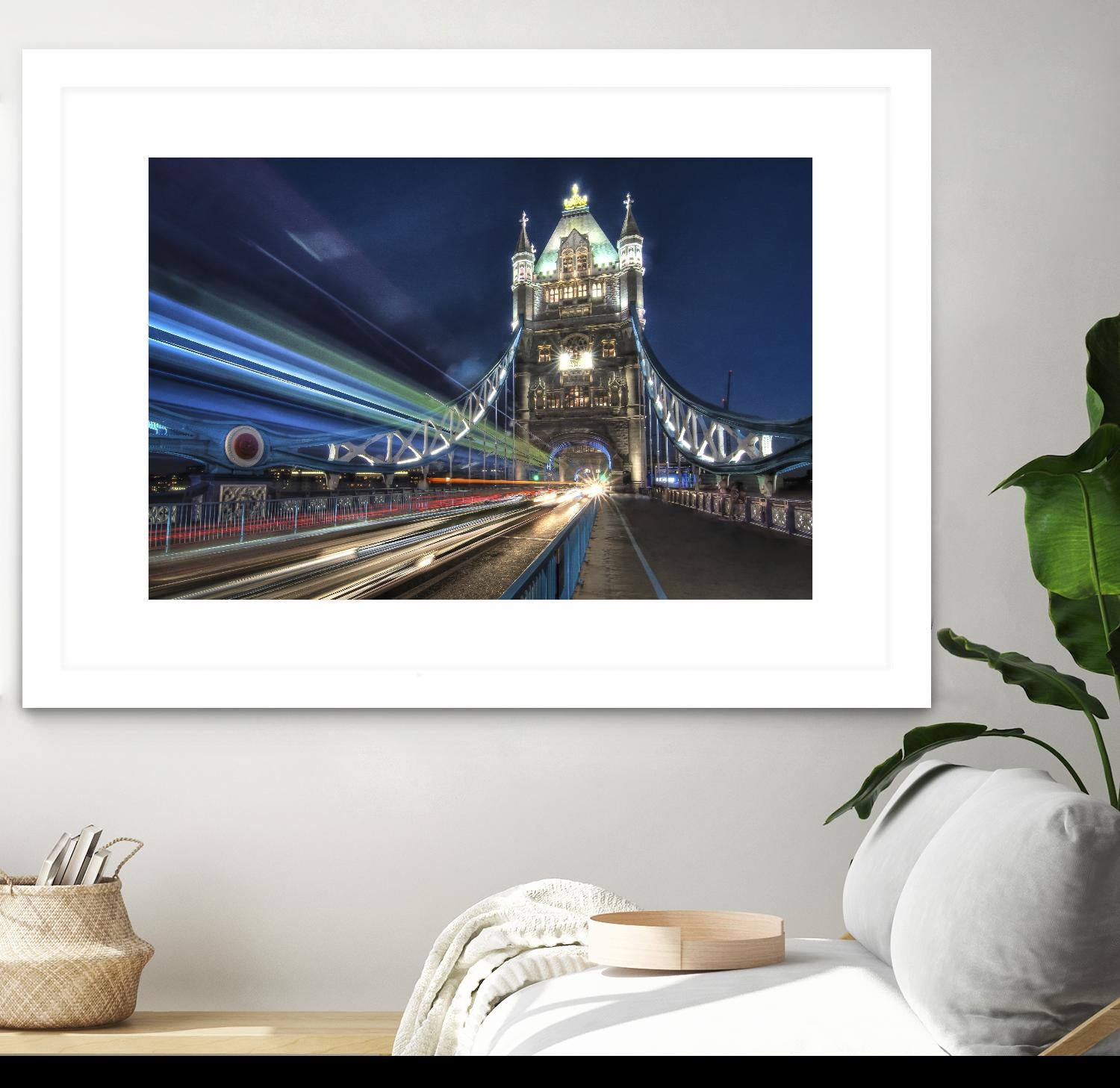 Tower Bridge traffic by Nick Jackson on GIANT ART - green city scene