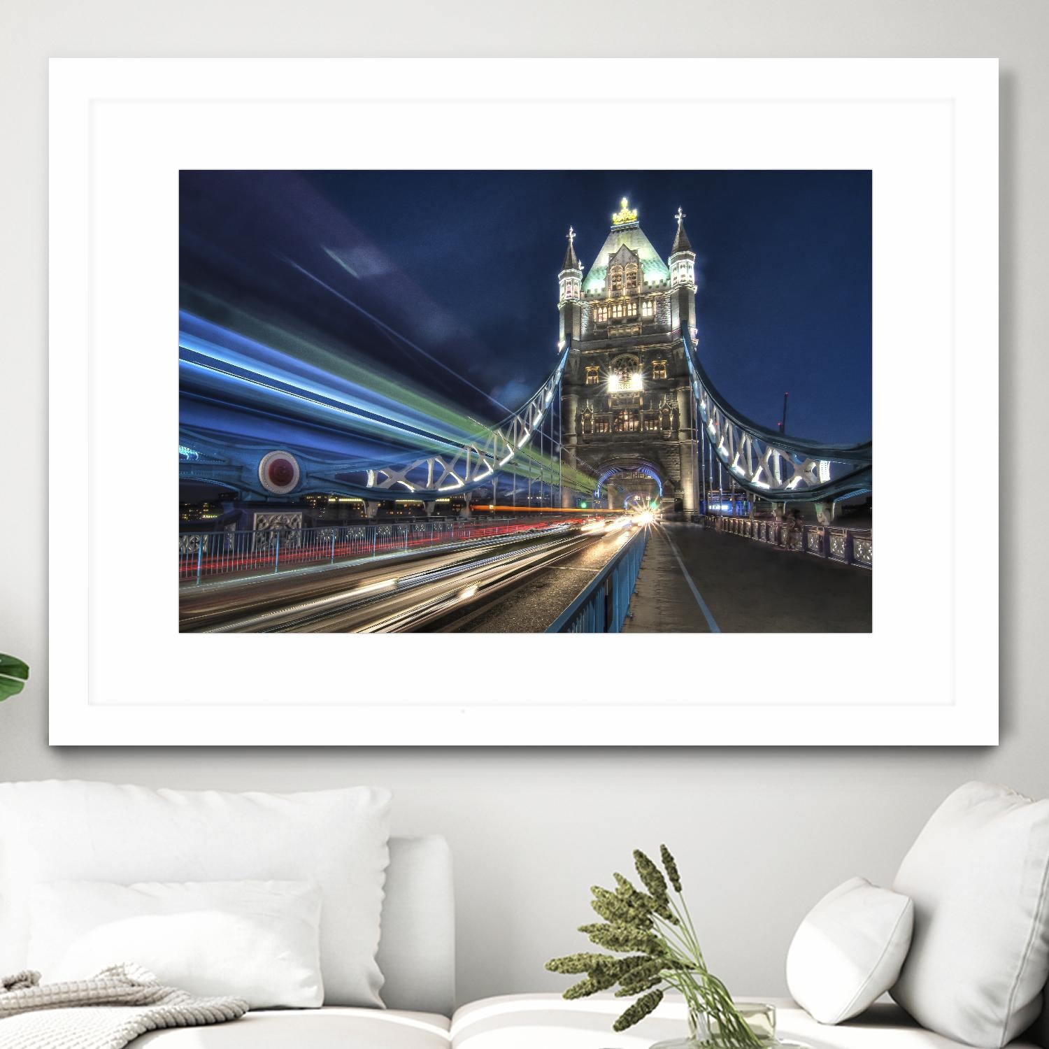 Tower Bridge traffic by Nick Jackson on GIANT ART - green city scene