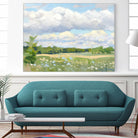 Blue Chickory Fields by Ron Simpkins on GIANT ART - blue landscape