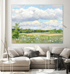 Blue Chickory Fields by Ron Simpkins on GIANT ART - blue landscape