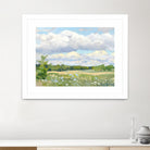 Blue Chickory Fields by Ron Simpkins on GIANT ART - green landscape canadiens