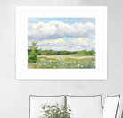 Blue Chickory Fields by Ron Simpkins on GIANT ART - green landscape canadiens