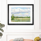 Blue Chickory Fields by Ron Simpkins on GIANT ART - green landscape canadiens