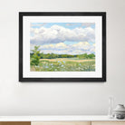 Blue Chickory Fields by Ron Simpkins on GIANT ART - green landscape canadiens