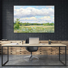 Blue Chickory Fields by Ron Simpkins on GIANT ART - blue landscape