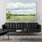 Blue Chickory Fields by Ron Simpkins on GIANT ART - blue landscape