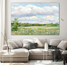 Blue Chickory Fields by Ron Simpkins on GIANT ART - blue landscape