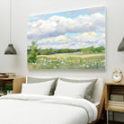 Blue Chickory Fields by Ron Simpkins on GIANT ART - blue landscape