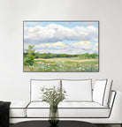 Blue Chickory Fields by Ron Simpkins on GIANT ART - blue landscape