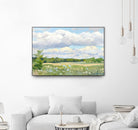 Blue Chickory Fields by Ron Simpkins on GIANT ART - blue landscape