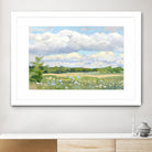 Blue Chickory Fields by Ron Simpkins on GIANT ART - green landscape canadien