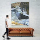 Blue Shadows by Ron Simpkins on GIANT ART - blue landscape