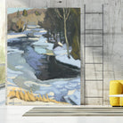 Blue Shadows by Ron Simpkins on GIANT ART - blue landscape