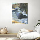 Blue Shadows by Ron Simpkins on GIANT ART - blue landscape