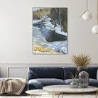 Blue Shadows by Ron Simpkins on GIANT ART - blue landscape