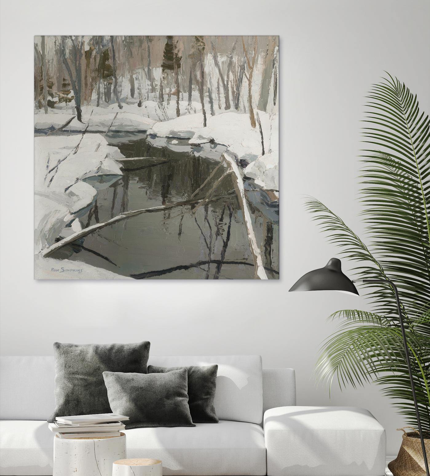 In the Deep Woods by Ron Simpkins on GIANT ART - white winter scenes