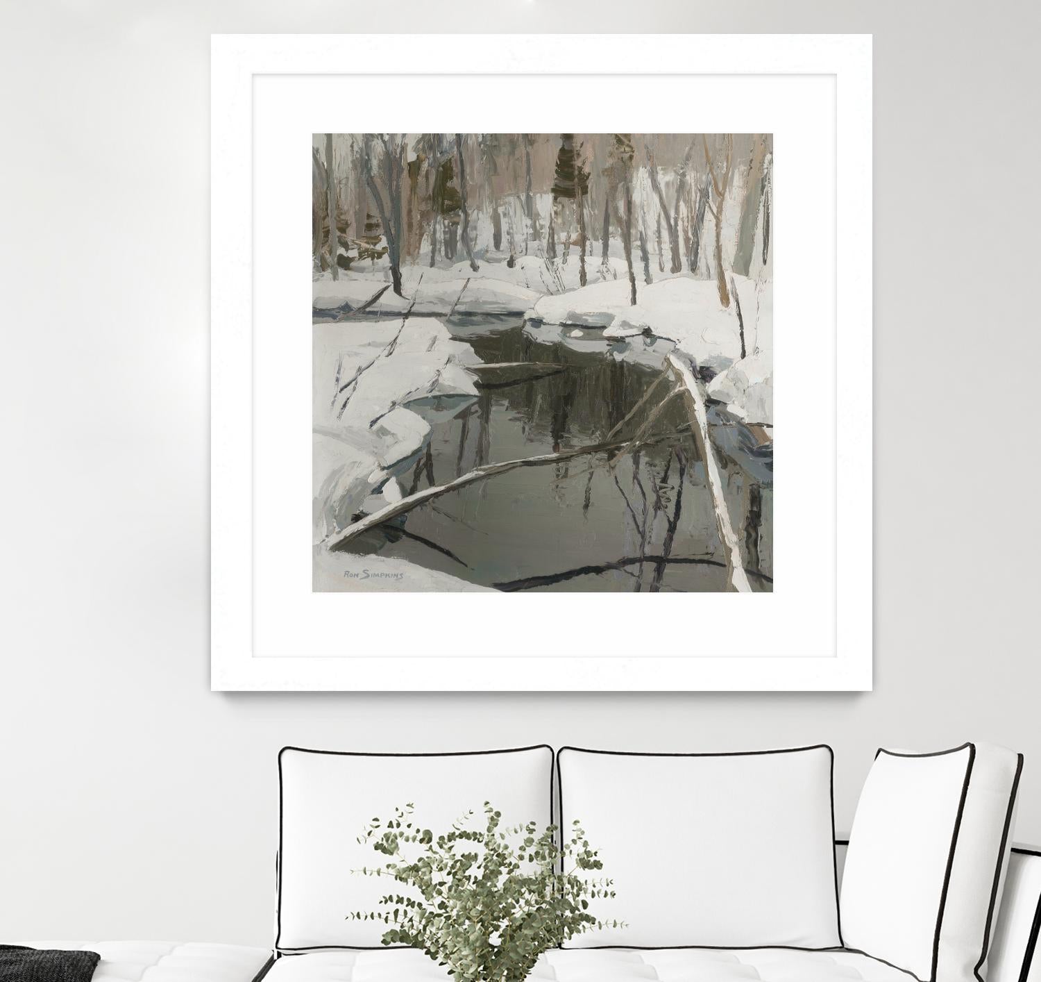 In the Deep Woods by Ron Simpkins on GIANT ART - white winter scenes