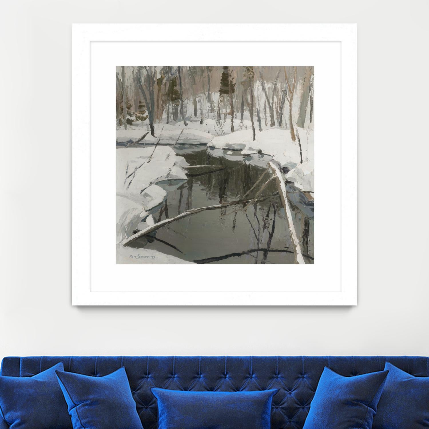 In the Deep Woods by Ron Simpkins on GIANT ART - white winter scenes