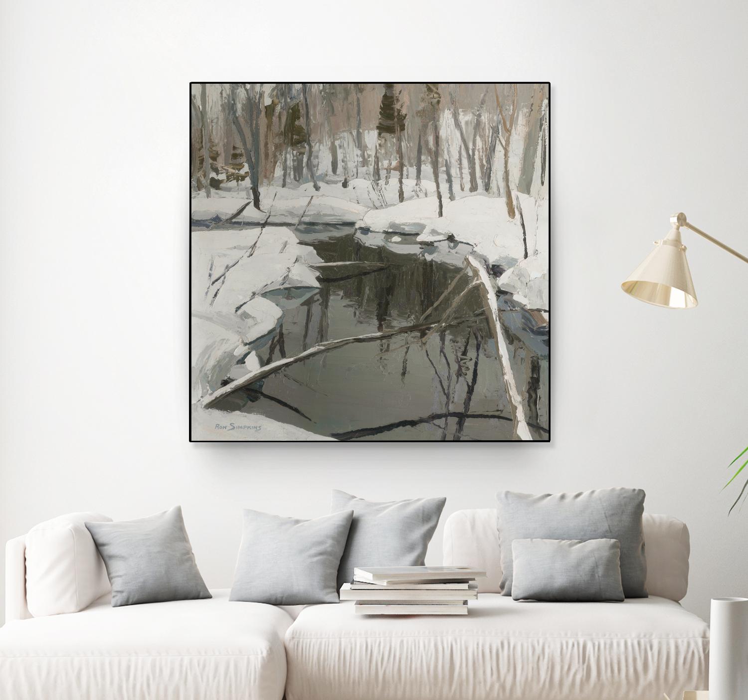 In the Deep Woods by Ron Simpkins on GIANT ART - white winter scenes