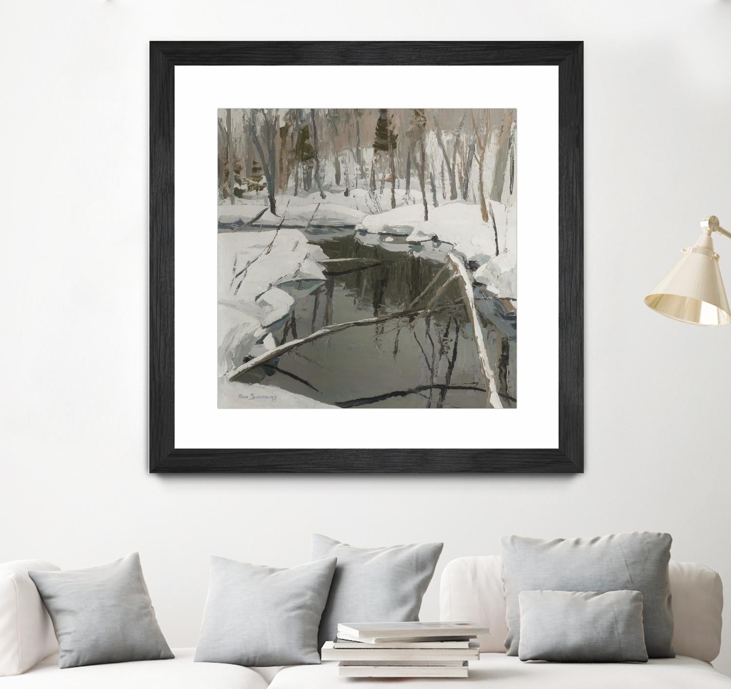 In the Deep Woods by Ron Simpkins on GIANT ART - white winter scenes