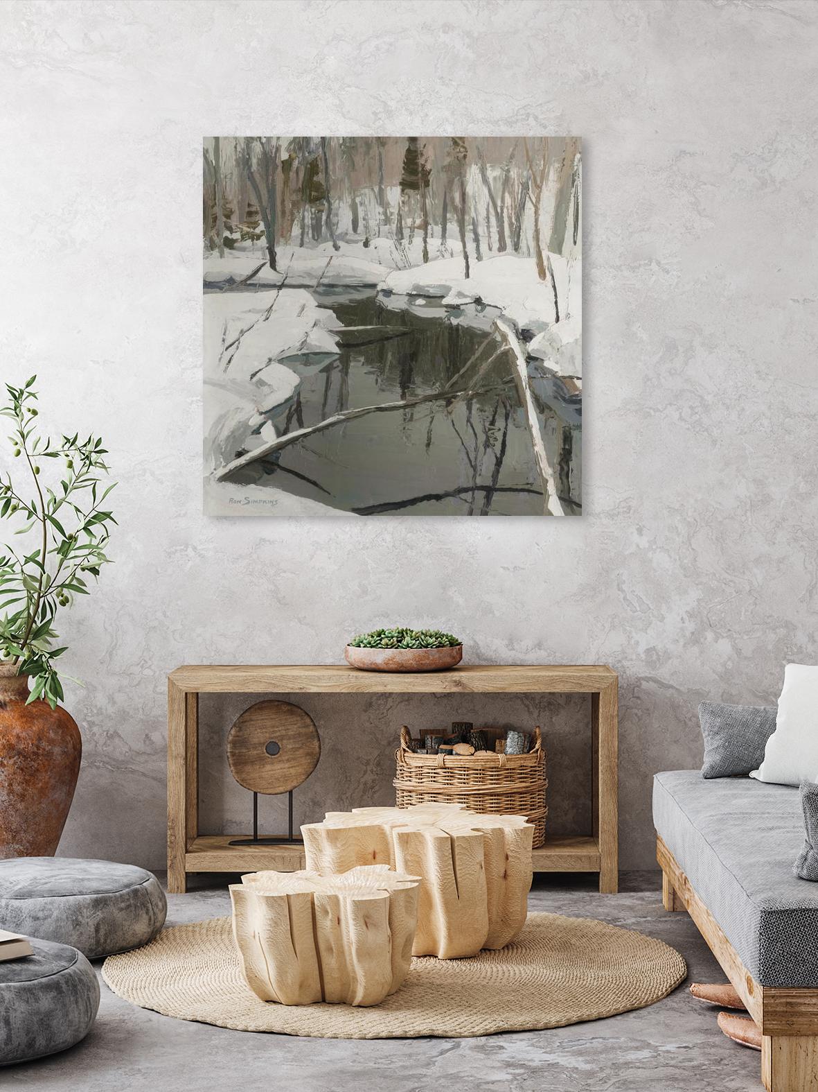 In the Deep Woods by Ron Simpkins on GIANT ART - white landscape rivière