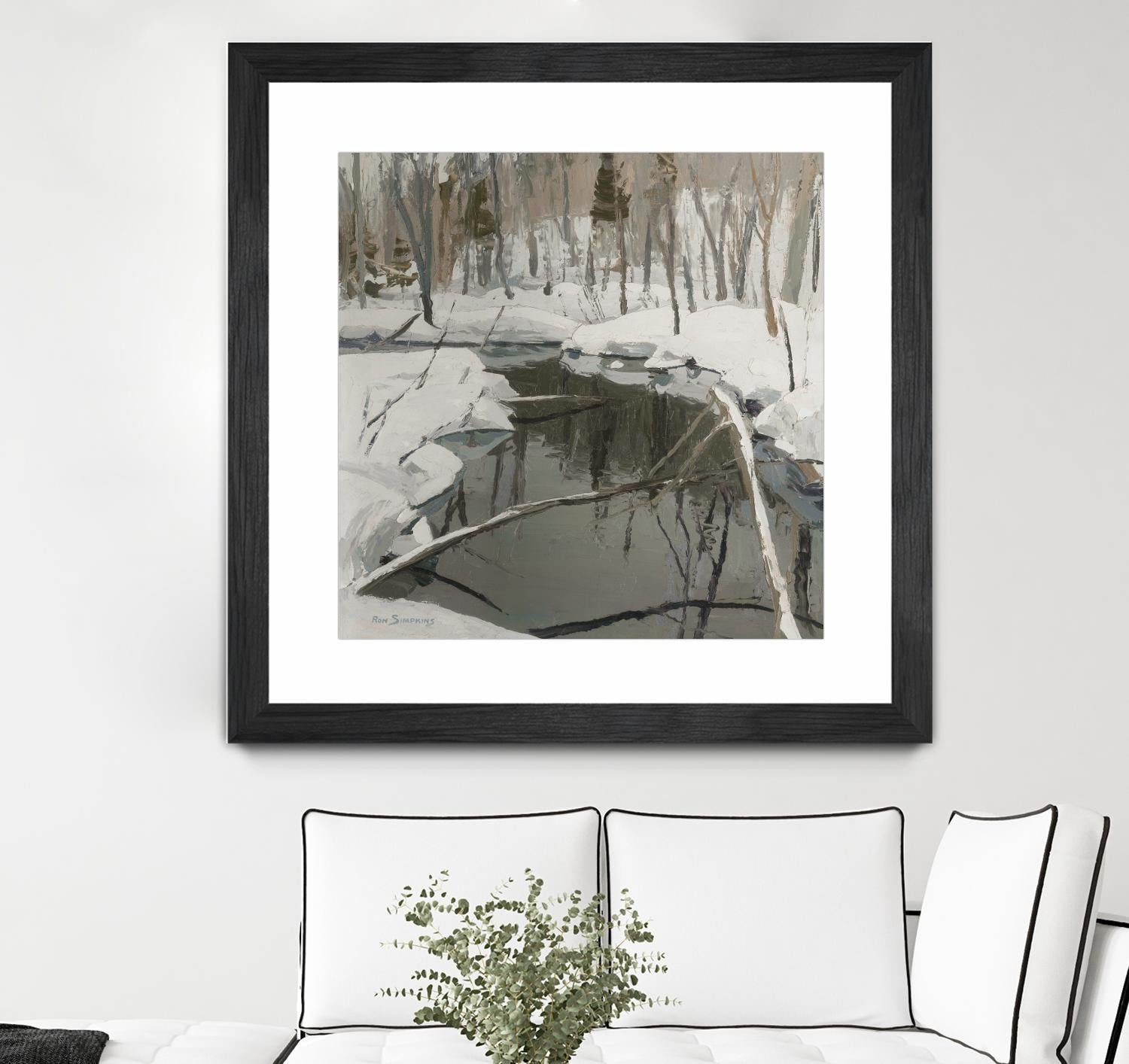 In the Deep Woods by Ron Simpkins on GIANT ART - white winter scenes