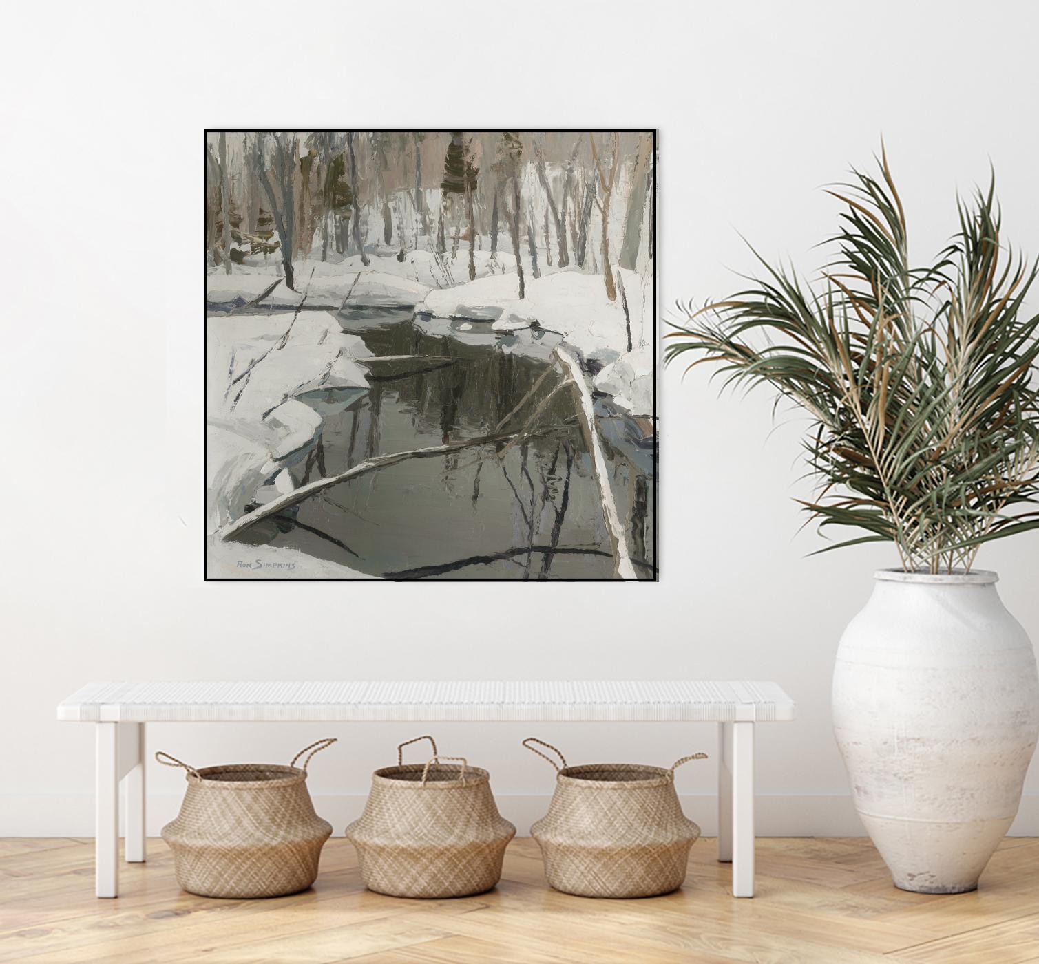 In the Deep Woods by Ron Simpkins on GIANT ART - white winter scenes