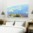 Little Lily Sunday by Ron Simpkins on GIANT ART - blue landscape