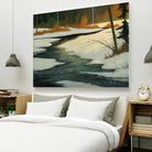 Un petit coin caché by Yvon Lemieux on GIANT ART - green landscape