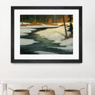 Un petit coin caché by Yvon Lemieux on GIANT ART - green landscape artistes du québec