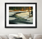 Un petit coin caché by Yvon Lemieux on GIANT ART - green landscape artistes du québec