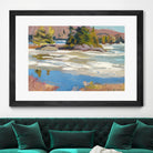 Little Running River by Ron Simpkins on GIANT ART - green landscape canadiens