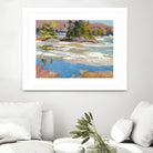 Little Running River by Ron Simpkins on GIANT ART - green landscape canadien