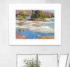 Little Running River by Ron Simpkins on GIANT ART - green landscape canadien