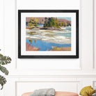 Little Running River by Ron Simpkins on GIANT ART - green landscape canadien