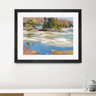 Little Running River by Ron Simpkins on GIANT ART - green landscape canadien