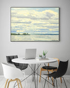 Never Ending Skies by Ron Simpkins on GIANT ART - grey landscape