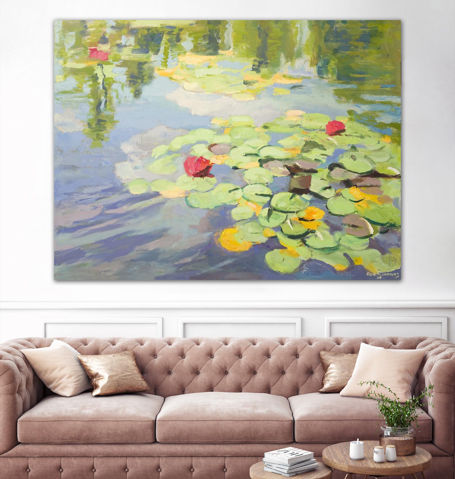 No Cloudy Days by Ron Simpkins on GIANT ART - blue sea scene