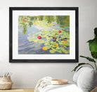 No Cloudy Days by Ron Simpkins on GIANT ART - green landscape water lilies