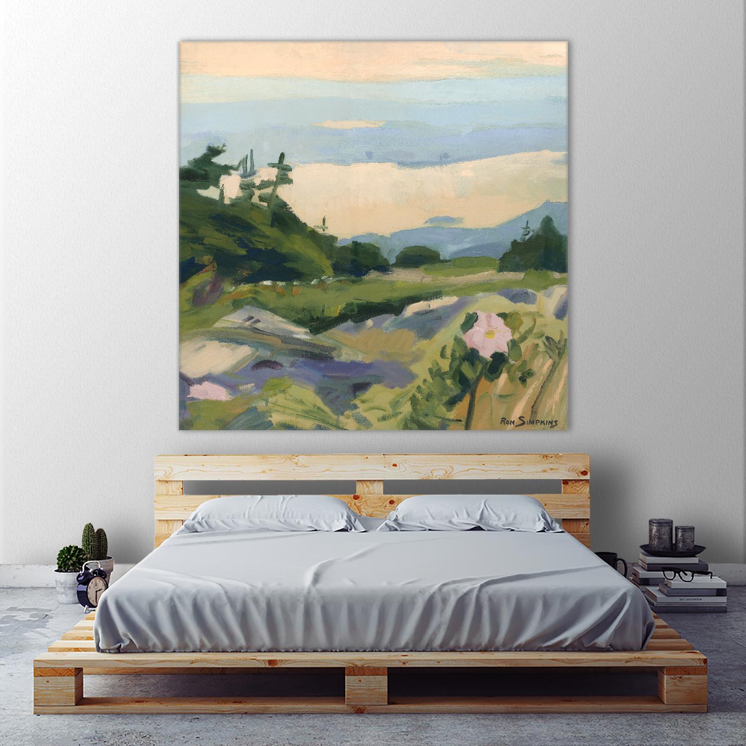 Top of the World by Ron Simpkins on GIANT ART - grey landscape