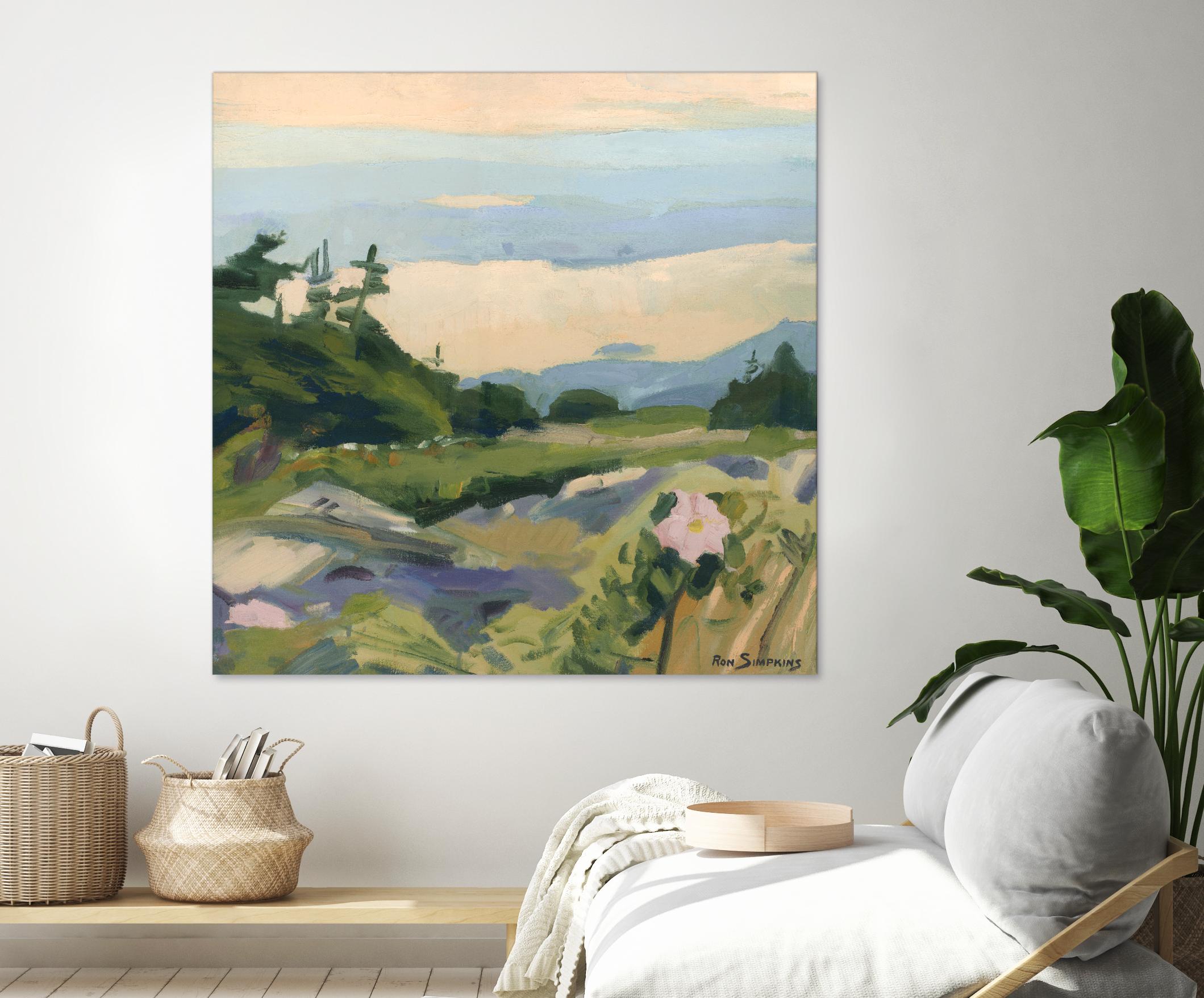 Top of the World by Ron Simpkins on GIANT ART - grey landscape