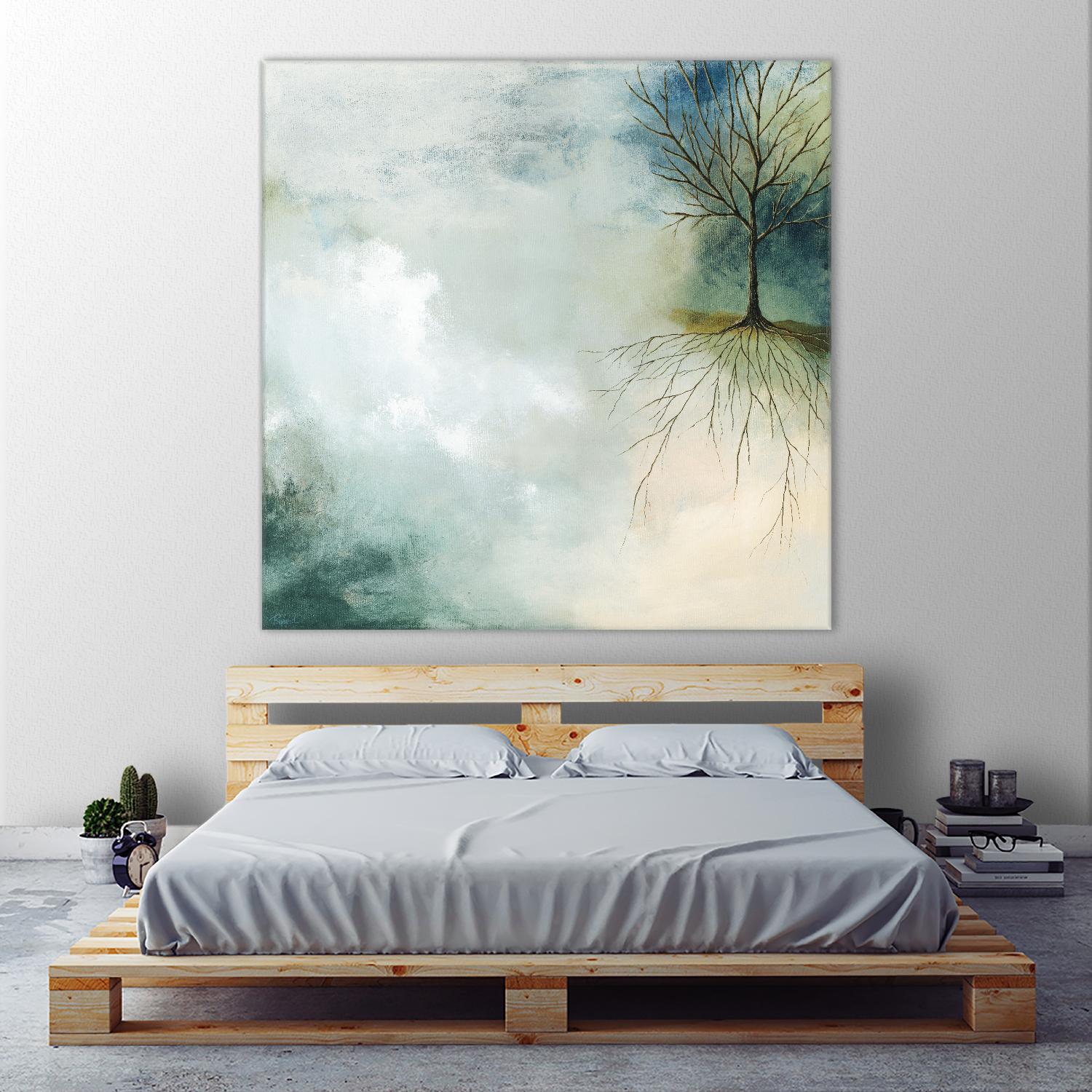 Sur terre comme au ciel by Roland Benoît on GIANT ART - grey trees